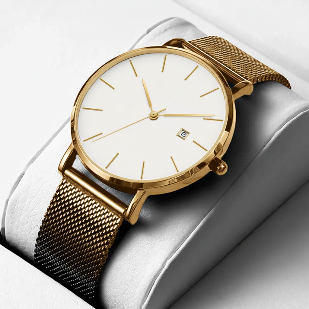 EUROMNIA Époque Navy — Minimalist Deep Blue Watch