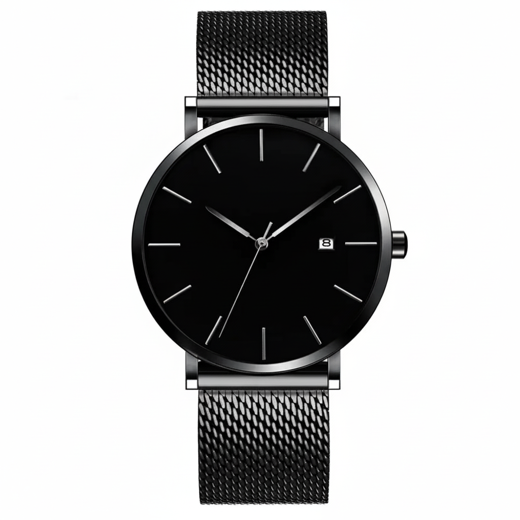EUROMNIA Époque Navy — Minimalist Deep Blue Watch