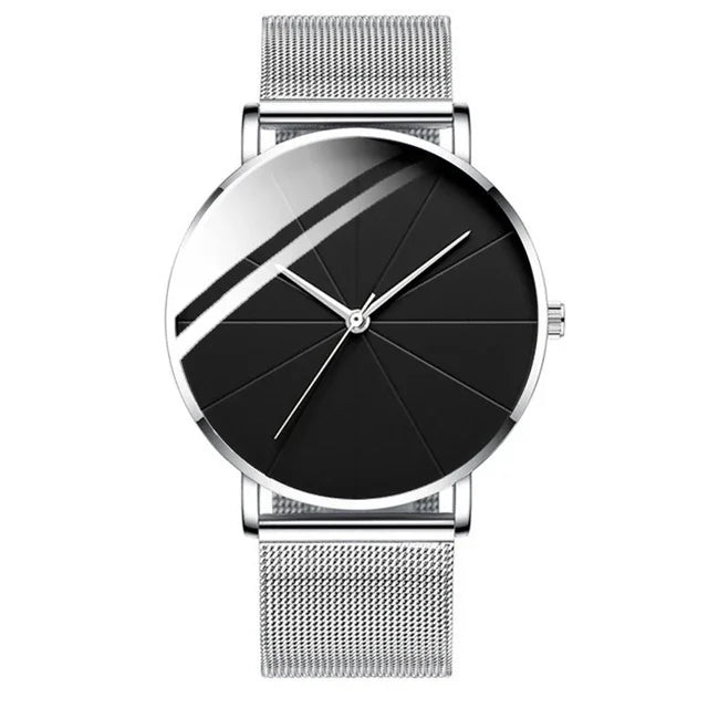 EUROMNIA Époque — Minimalist Stainless Steel Mesh Watch