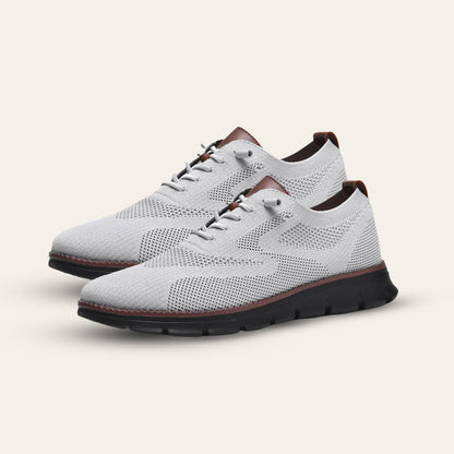Urban Comfortable Limited Edition Trainers with Black Sole – Gray
