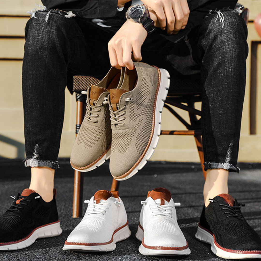 Urban Comfortable Everyday Trainers - Brown
