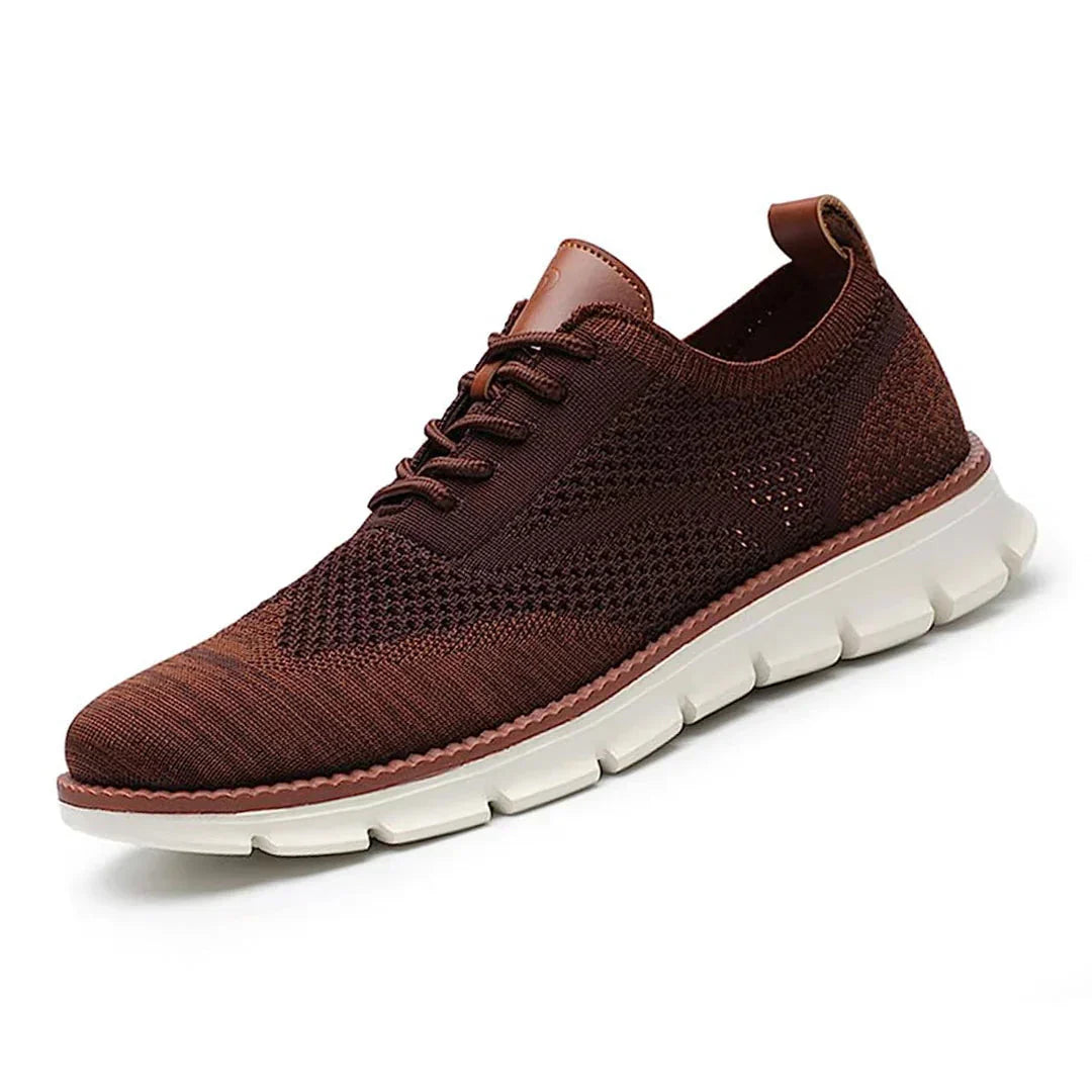 Swift Ultra-Comfortable Breathable Flexible Trainers - Burgundy