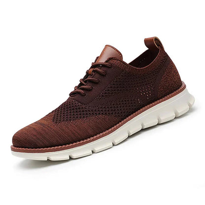 Swift Ultra-Comfortable Breathable Flexible Trainers - Burgundy