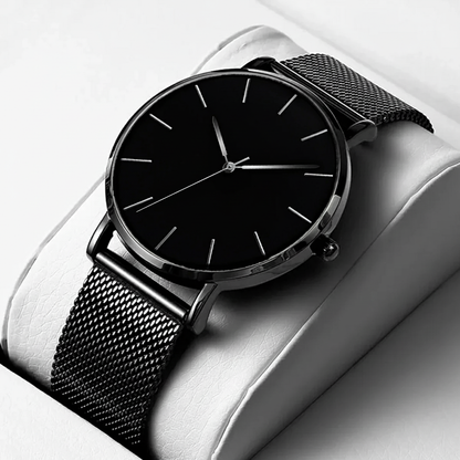 EUROMNIA Époque Navy — Minimalist Deep Blue Watch