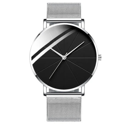 EUROMNIA Époque — Minimalist Stainless Steel Mesh Watch