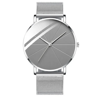 EUROMNIA Époque — Minimalist Stainless Steel Mesh Watch