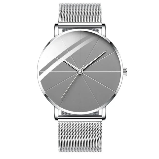 EUROMNIA Époque — Minimalist Stainless Steel Mesh Watch