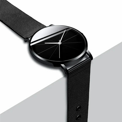 EUROMNIA Époque — Minimalist Stainless Steel Mesh Watch
