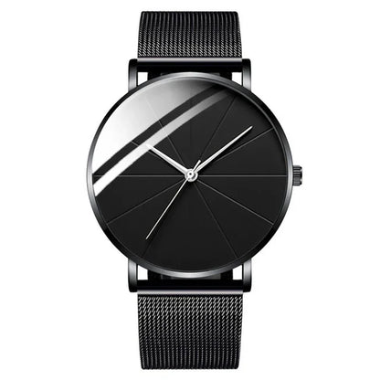 EUROMNIA Époque — Minimalist Stainless Steel Mesh Watch
