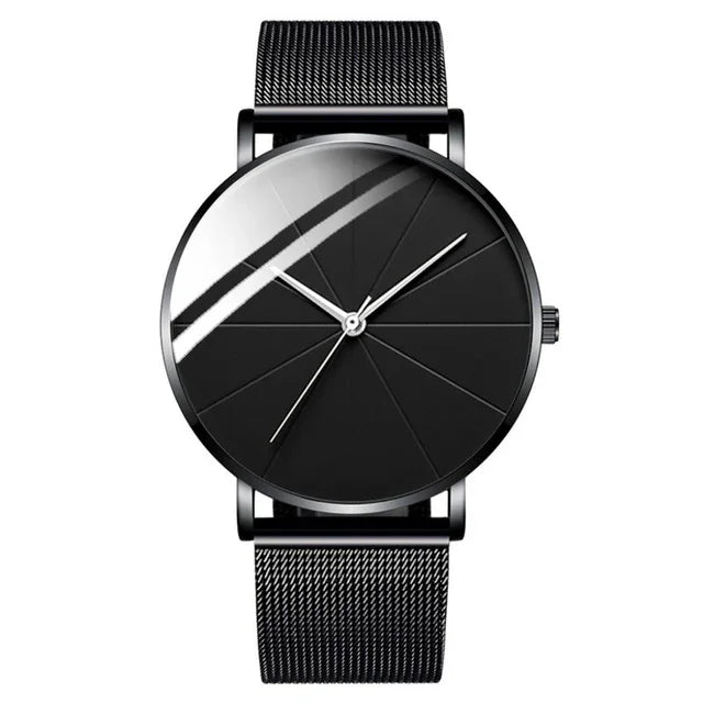 EUROMNIA Époque — Minimalist Stainless Steel Mesh Watch