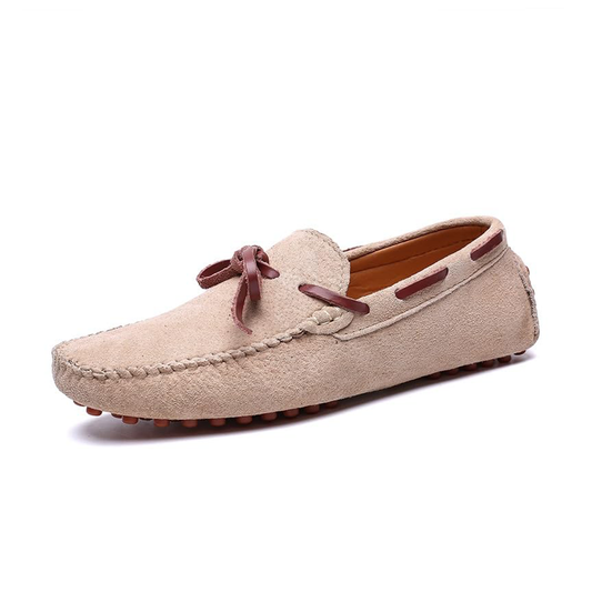 Vermont Elegant Comfortable Premium Suede Loafers – Beige