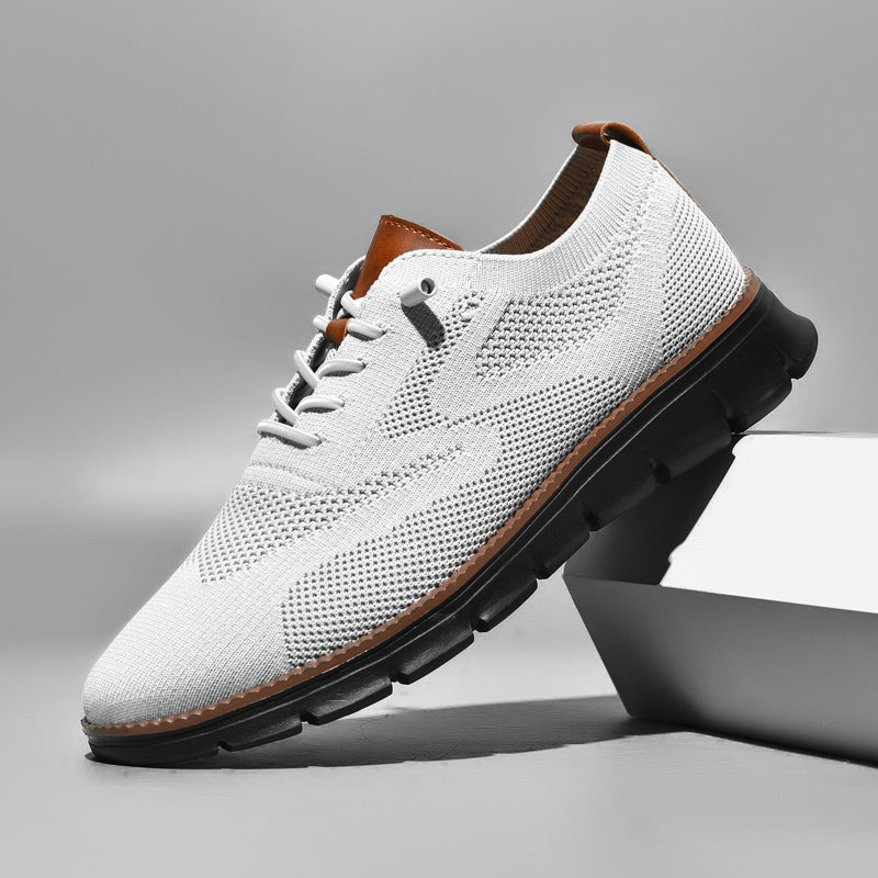 Urban Comfortable Limited Edition Trainers with Black Sole – Gray