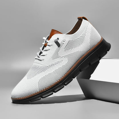 Urban Comfortable Limited Edition Trainers with Black Sole – Gray