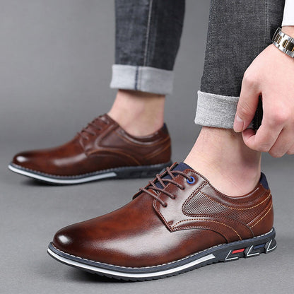 York Classic Ultra-Elegant Premium Leather Shoes - Brown