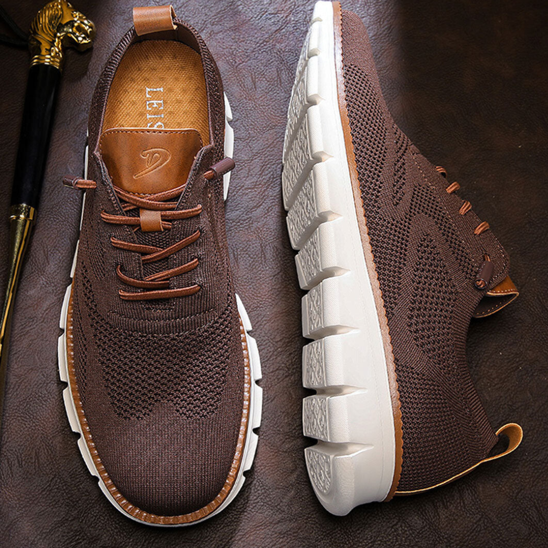 Urban Comfortable Everyday Trainers – Limited Burgundy Edition