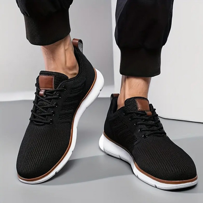 Breathable Comfortable Elegant Trainers – Black